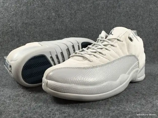Rep Low 12 Jordan Air Grey 308317-002 Suede 0501